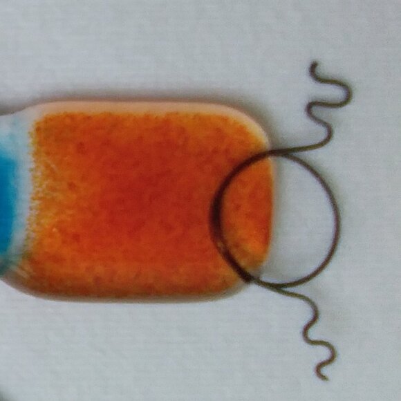 Kiln Art Fused Glass Handcrafted Piece - Picture 6 of 9